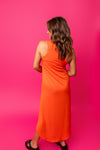 Its So Easy Orange Dress