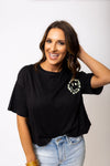Smile Cropped Graphic Tee