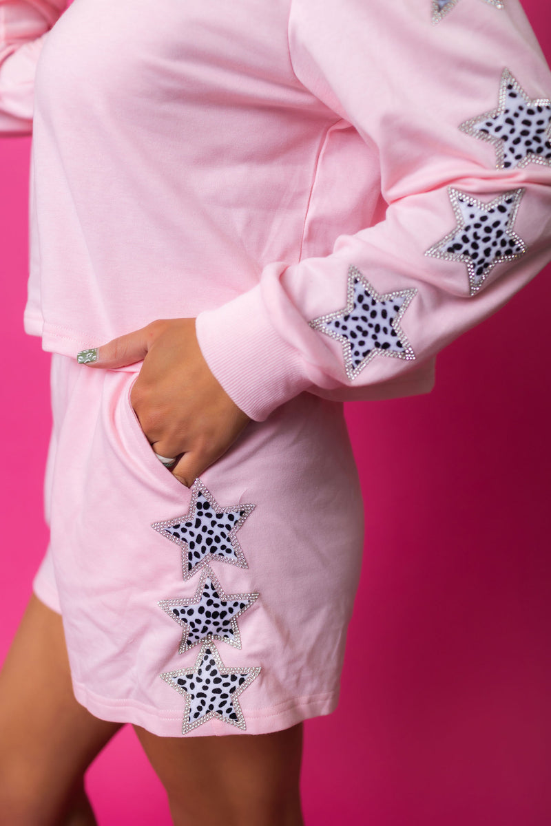 Perfectly Pink Shorts (Matching sweatshirt available)