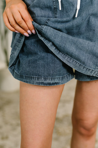 I'd Like to See You Try High Waisted Skort - West Avenue