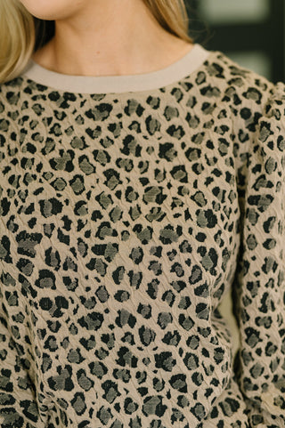 On The Prowl Leopard Print Top - West Avenue