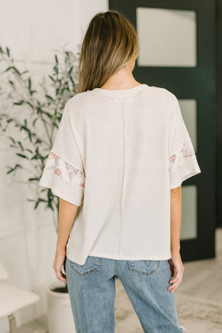 Painting the Roses Color Block Relaxed Top - West Avenue