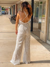 We Found Love White Lace Jumpsuit