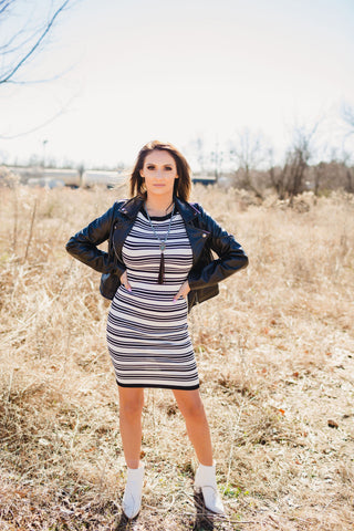 Lead Me On Bodycon Dress - West Avenue