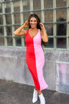 Queen Of Hearts Ribbed Dress