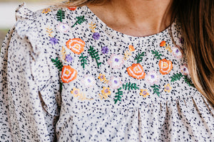 The Perfect Fit Embroidered Top