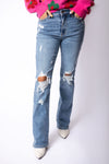 The Mallory High Rise Boot Cut Jeans (Sizes 1-20W)
