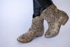 Very G Donna Taupe Leopard Booties