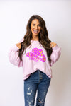 Pink Howdy Oversized Sweater