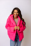 Neon Pink Puffer Jacket