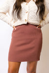 Ribbed Sweater Skirt