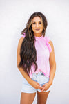 What About Now Flutter Sleeve Top - Pink