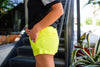 Yellow Linen Shorts - West Avenue