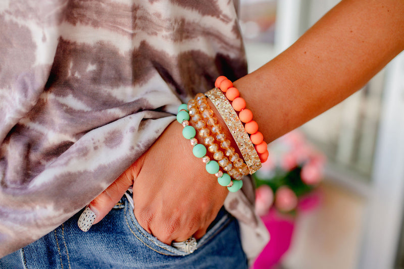 Turquoise Stacked Bracelets