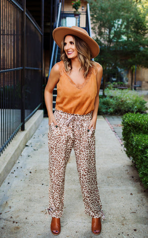The Vici Leopard Print Trousers