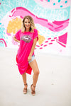 Queen Of Hearts Fuchsia Top