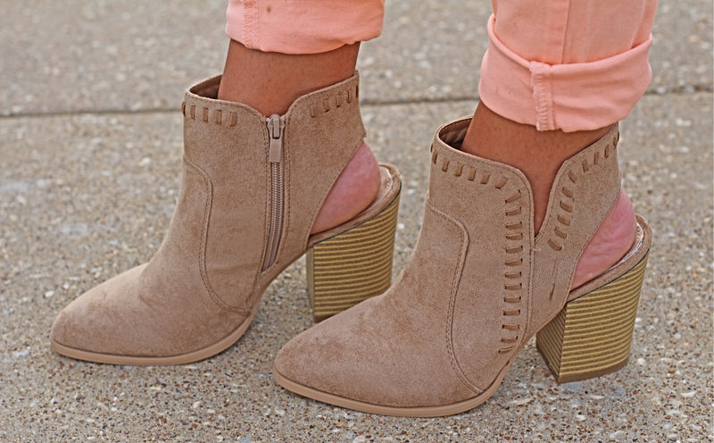 The Ashley Bootie - Taupe - West Avenue