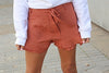 Ruffle You Up Clay Shorts - West Avenue