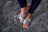 The Candice Cowprint Sandals