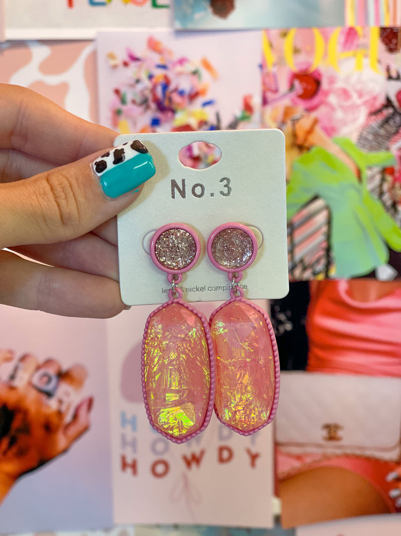 The Pink Keller Earrings