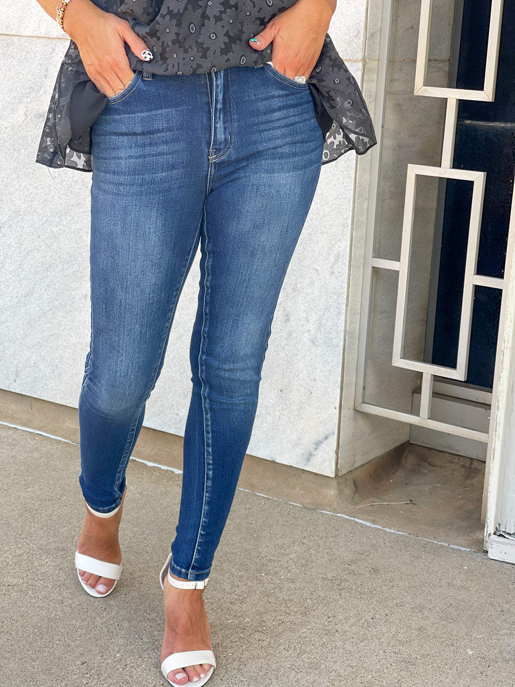 Nicole High Rise Super Skinny Jeans