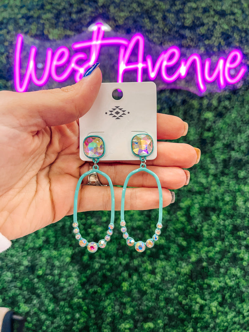The Clarksville Earrings - Turquoise
