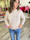 Around This Town Knit Sweater - Taupe