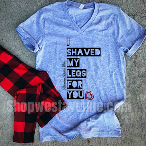 I Shaved My Legs Tee - West Avenue
