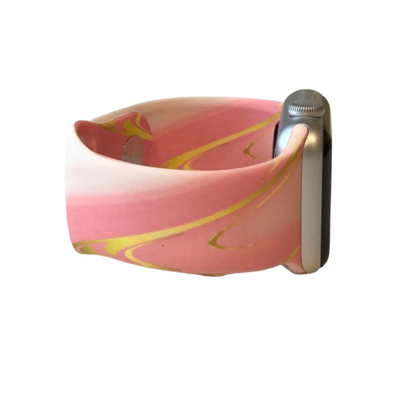 Pink Marble Apple Watch Band 42/44