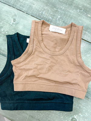 Cropped Tank ( 2 Colors )